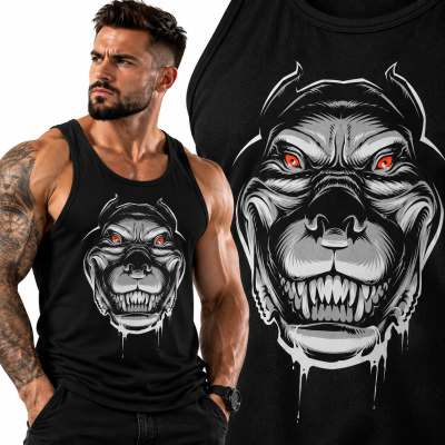 TANK TOP HORROR BAD DOG